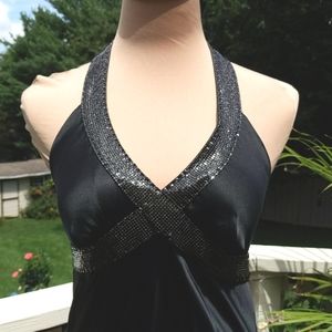 Express Design Studio Silk Embellished Top, S, G